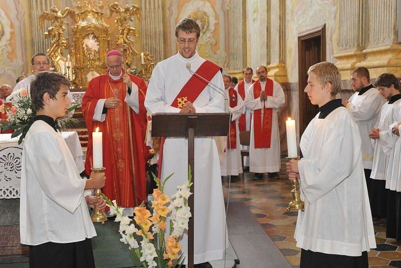 Ministranti z celého biskupství letos měli setkání v Krnově v kostele a klášteře řádu Minoritů.