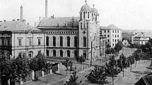 Synagoga na počátku 20. století.
