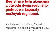 V Krnovské nemocnici od 17. ledna 2022 startuje nová zubní ambulance. Systém předregistrace pacientů během chvilky dvojnásobně překročil kapacitu ordinace.