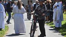 Barokní křížová cesta v Rudě u Rýmařova a poutní slavnost ke cti Panny Marie Sněžné. Neděle 7. srpna 2022.