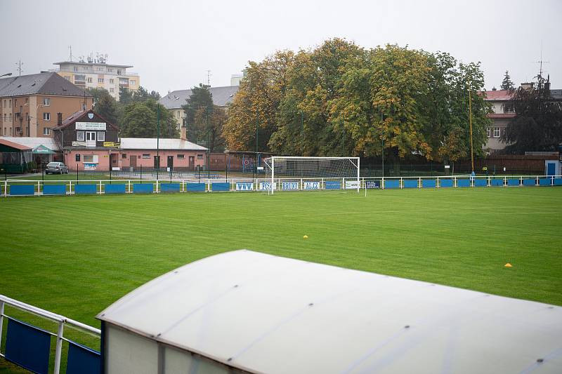 Fotbalový klub FC Slavoj Olympia Bruntál, 25. září 2020 v Bruntále.
