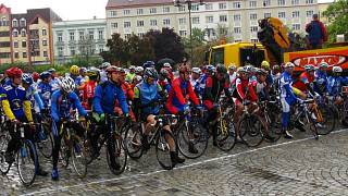 Cyklisty potrápil déšť, v Krnově vyhrál Mlynář - Bruntálský a krnovský deník