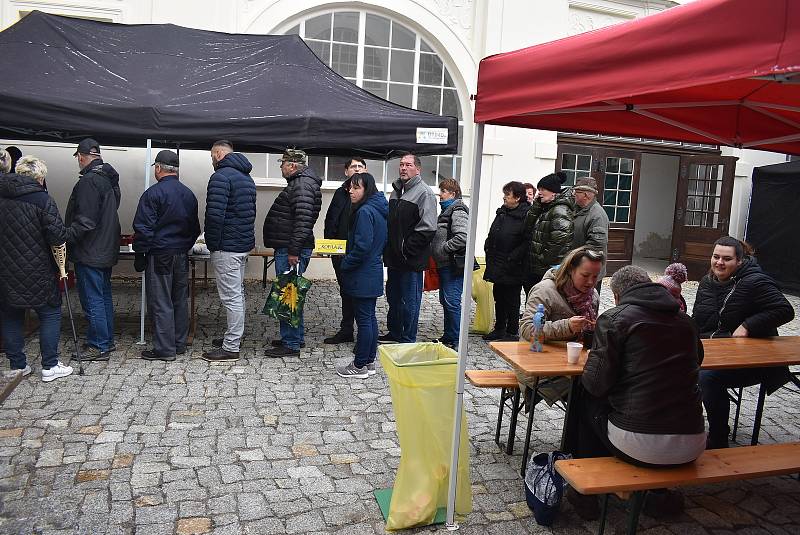 Kateřinská slavnost na zámku ve Slezských Rudolticích 19. listopadu 2022.