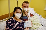 Maminka Tereza Valášková přivedla na svět v krnovské porodnici 1. ledna 2021 syna Reného. U porodu jí byl oporou partner a tatínek chlapečka Patrik Janček.
