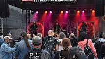 Desátý ročník festivalu Rockem proti přehradě, srpen 2021.