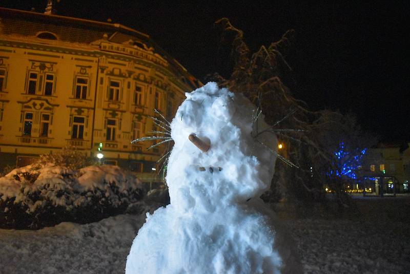 První adventní neděle se v Krnově, 28. listopadu 2021.