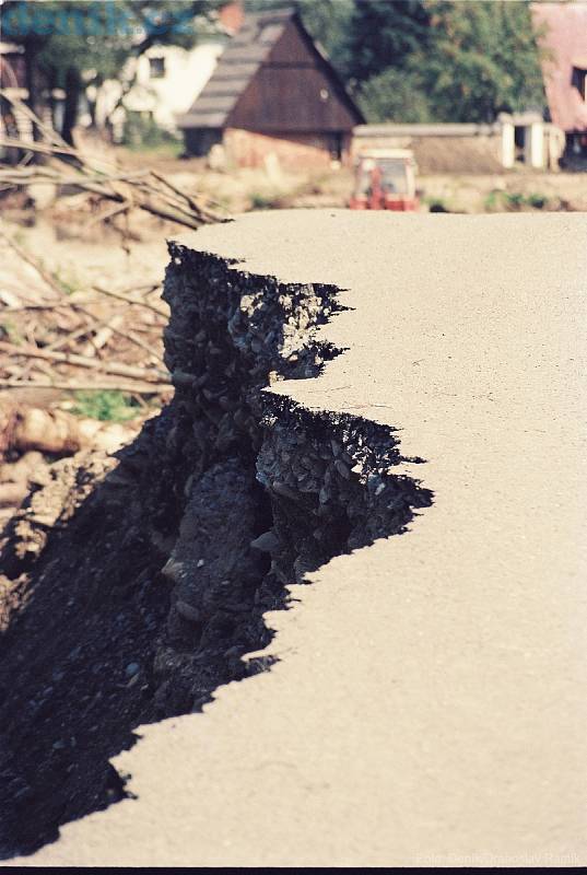 Povodně, 10. srpna 1997, Karlovice.