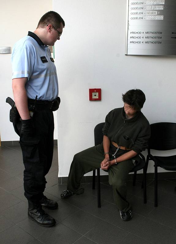Mladík z Krnova obviněný z vraždy své jedenáctileté sestry v budově ostravského soudu.