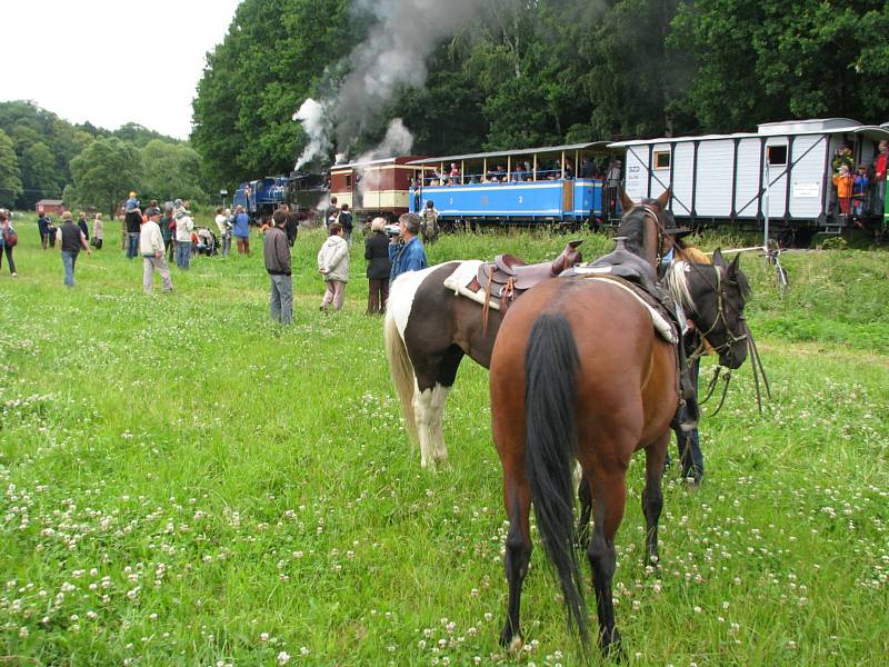 Fajné léto na osoblažské úzkokolejce slibuje 13. července dvě parní lokomotivy místo jedné a přepadení vlaku desperáty ve westernovém stylu.