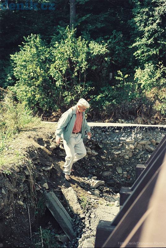 Povodně, 10. srpna 1997, Karlovice.