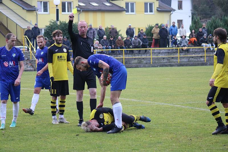 Fotbalisté Krnova zvítězili v Jakubčovicích 3:0.