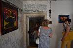 Galerie na Rychtě v Úvalně je místem, kde se obrazy malíře Borise Jirků potkaly s hudbou Felixe Slováčka. 5. 8. 2022