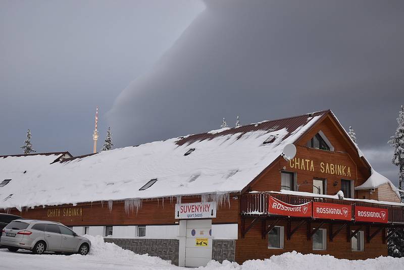 Počasí v Jeseníkách je nevyzpytatelné a plné fotogenických efektů.