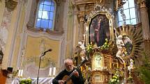Koncert Štěpána Raka v Cvilínském kostele Panny Marie Sedmibolestné v roce 2017 uzavřel v sobotu 2. září festival Setkání s duchovní hudbou.