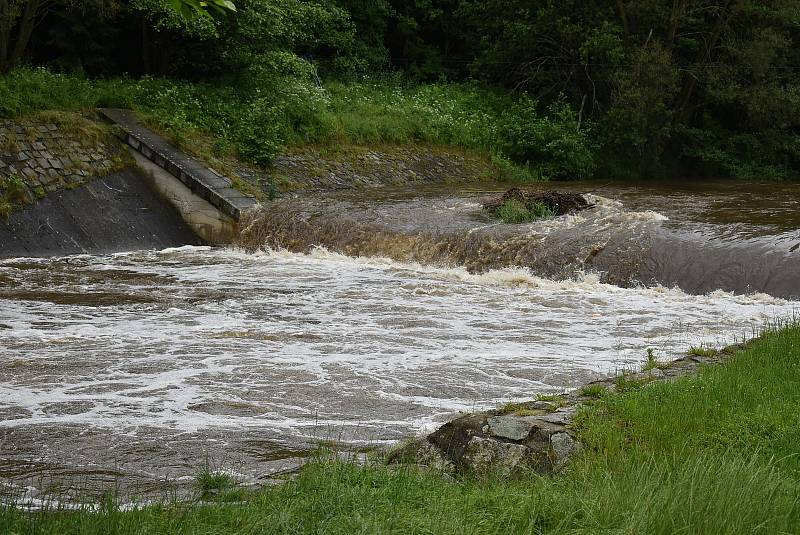 Aktuální stav toků na Bruntálsku, pondělí 29. června 2020.