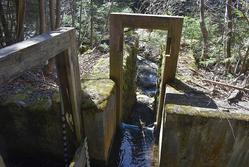 Udělejte si někdy výlet kolem náhonu, který přivádí vodu pro umělý vodopád v Karlově Studánce.