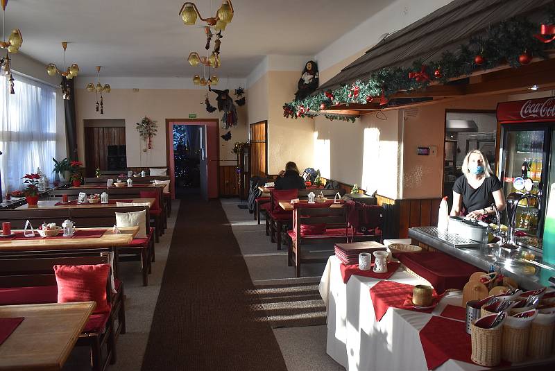 Restaurace Na Hvězdě v Malé Morávce.