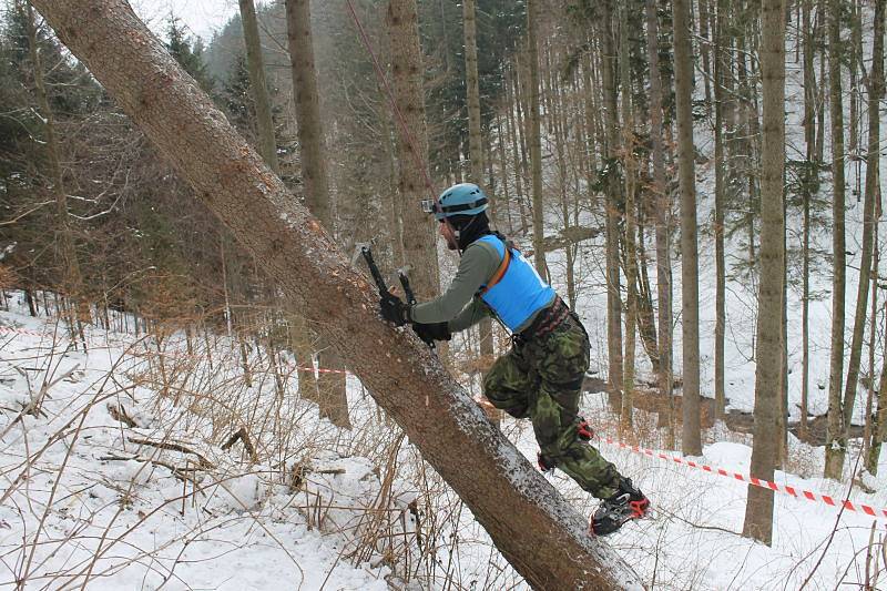 Dvě noci v mrazu pod širým nebem a náročné disciplíny čekaly na vojáky v armádní soutěži v Jeseníkách.