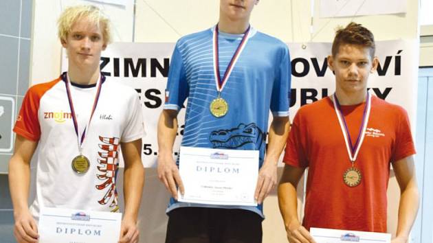 Roman Procházka (vpravo) bronzový na MČR.
