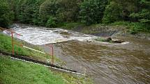 Aktuální stav toků na Bruntálsku, pondělí 29. června 2020.