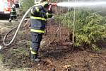 Čtvrteční požáry v přírodě zaměstnaly hasiče na Bruntálsku.