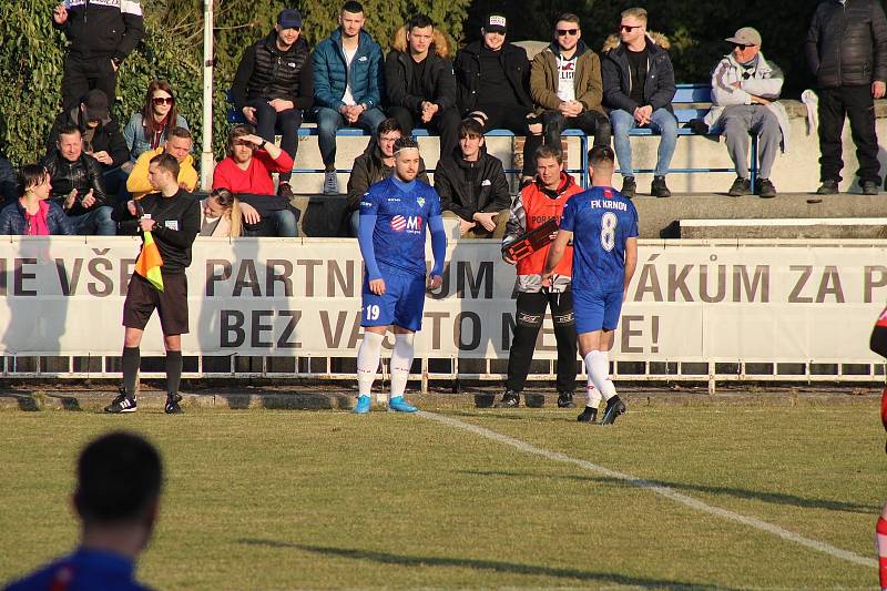 Krnov porazil Brušperk 2:1.