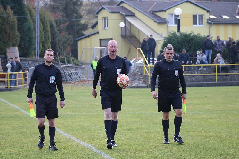 Fotbalisté Krnova zvítězili v Jakubčovicích 3:0.