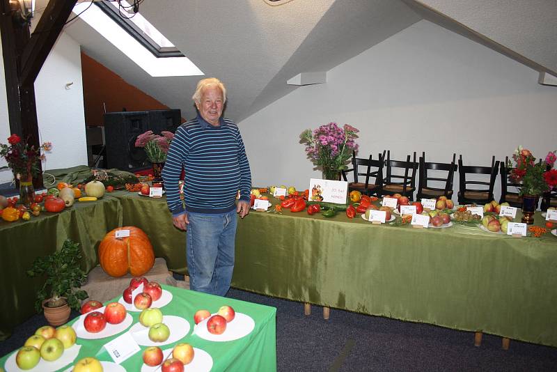 Tradiční krnovskou výstavu ovoce a zeleniny letos uspořádal Český zahrádkářský svaz v sále restaurace Pod věží.