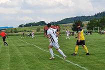 Zápas 25. kole fotbalové I.B třídy, skupiny A, Chomýž - Město Albrechtice 1:3.