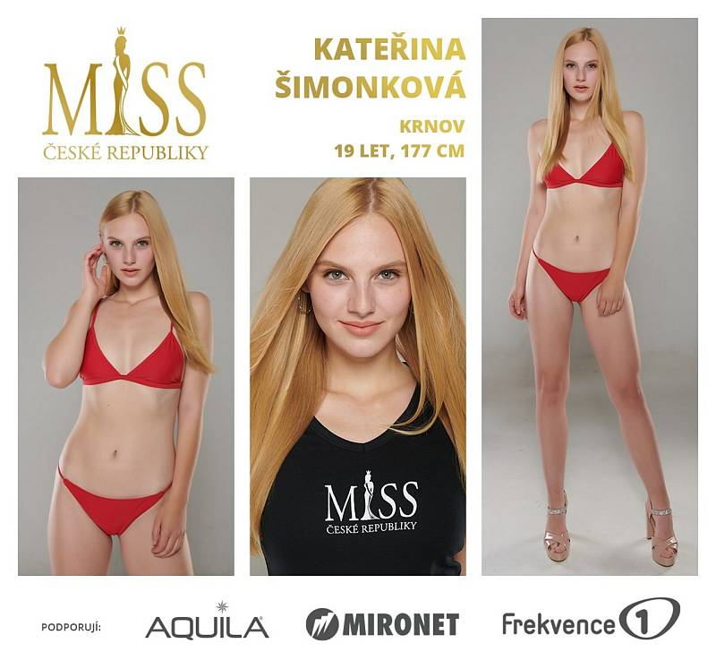 Finalistka soutěže Miss České republiky Kateřina Šimonková z Krnova už má bohaté zkušenosti také ze světa modelingu. V těchto dnech slaví dvacáté narozeniny.