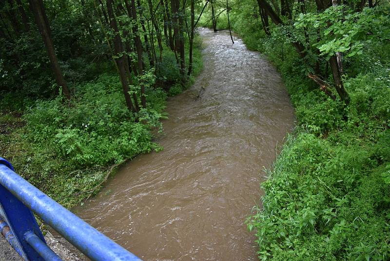 Aktuální stav toků na Bruntálsku, pondělí 29. června 2020.