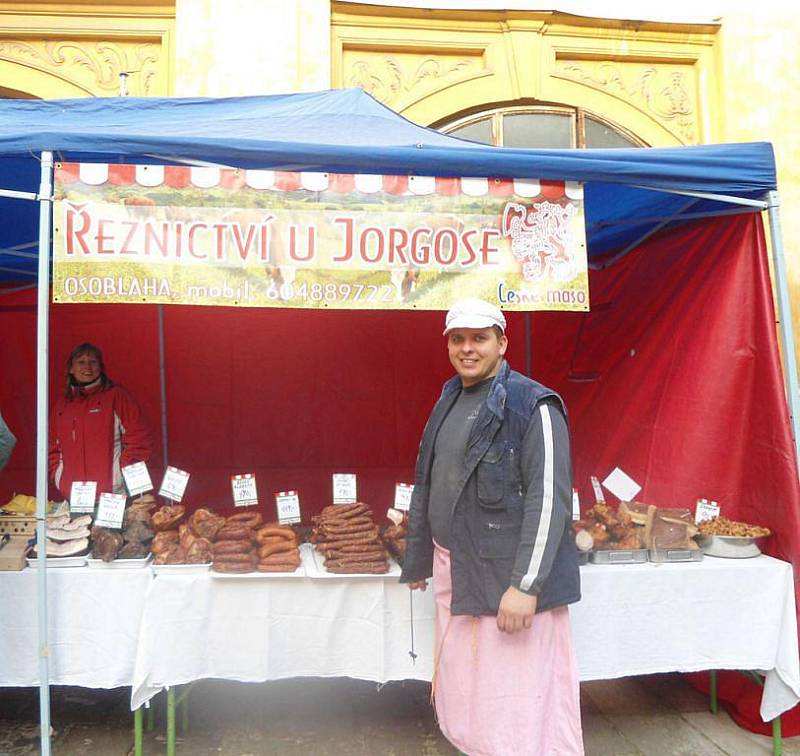 Vánoční trhy ve Slezských Rudolticích.