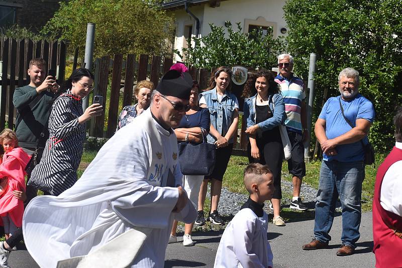 Barokní křížová cesta v Rudě u Rýmařova a poutní slavnost ke cti Panny Marie Sněžné. Neděle 7. srpna 2022.