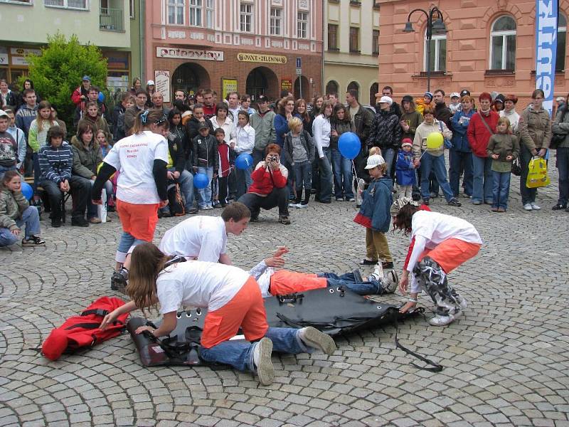 Vodní záchranáři předvedli, že jsou připraveni opravdu na všechno.