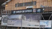 Finální přípravy na zimní sezonu 2022/2023 v Jeseníkách v Malé Morávce, ve skiareálech Karlov a Kopřivná.