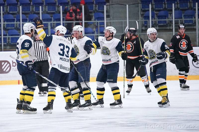 Krnovští hokejisté porazili Bohumín 5:3.