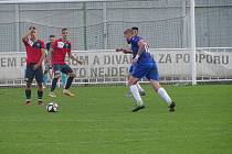 Fotbalisté Hlubiny remizovali v Krnově 1:1.