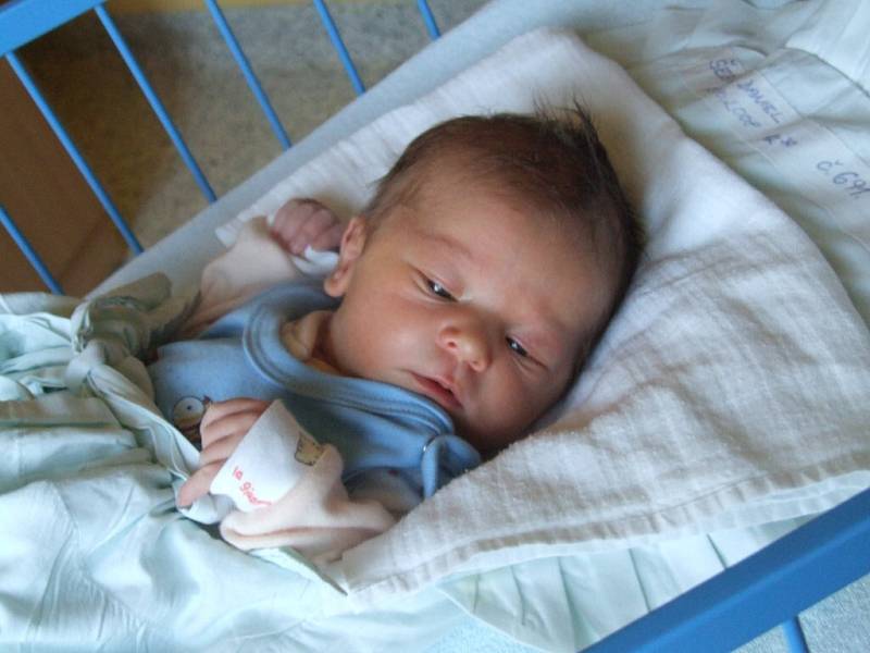 DANIEL ŠEBÍK, narozen 29.10.2008, Rýmařov, váha 3,62 kg, míra 50 cm, maminka Kateřina Chaloupková, tatínek Roman Šebík.