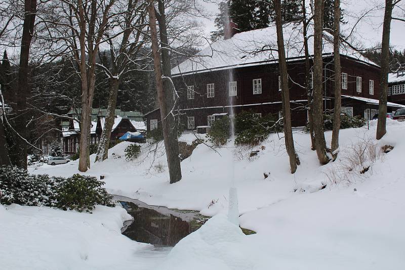 Karlova Studánka v zimě. Ilustrační foto.