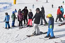 Den na lyžích s Moravskoslezským krajem je akce, která proběhla ve skli areálu Kopřivná v Jeseníkách 11. února 2023.
