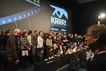 KRRR! je krnovský festival archaických promítaček a oslava královského filmového formátu  70 milimetrů. Duben 2022
