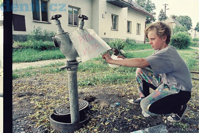 Povodně, 10. srpna 1997, Karlovice.