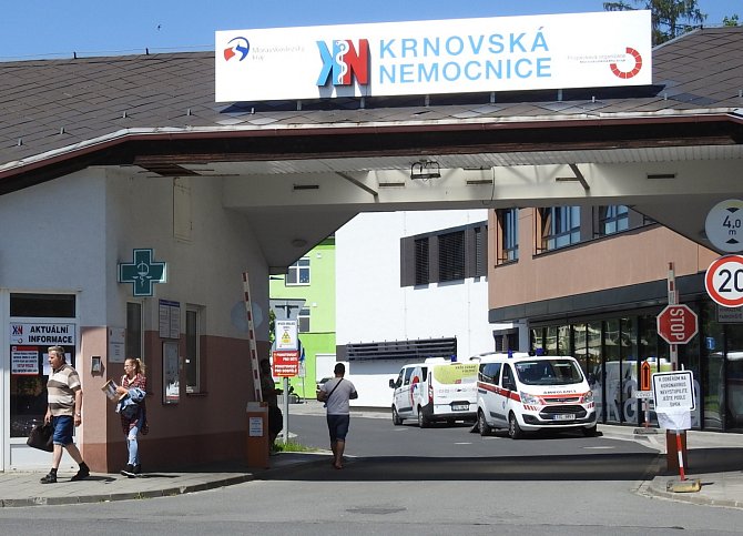 Krnovská nemocnice. Ilustrační foto.