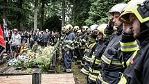 V Rumburku se rozloučili s hasičem a záchranářem, který zemřel při dopravní nehodě.