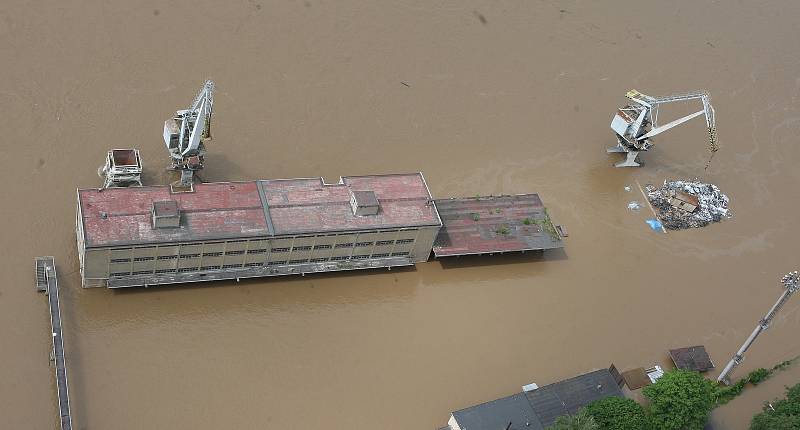 Povodně na Děčínsku  v červnu 2013.