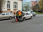 Dopravní nehoda v Děčíně.