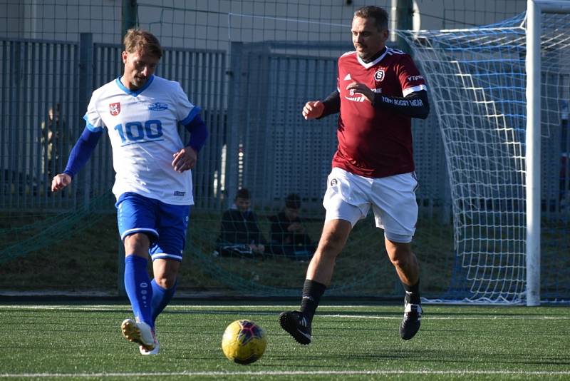 Děčín si užil oslavy 100 let tamní kopané. Gratulantem byla AC Sparta Praha.