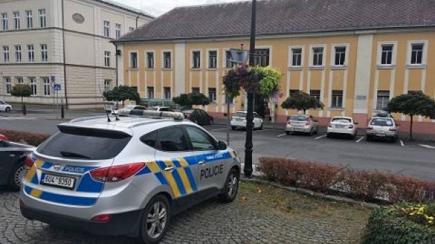 Zásah policie ve Varnsdorfu