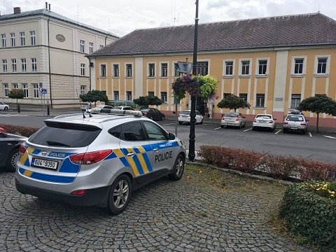 Zásah policie ve Varnsdorfu