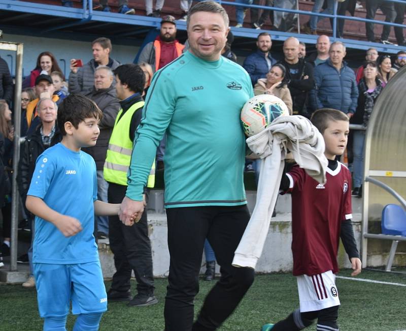 Děčín si užil oslavy 100 let tamní kopané. Gratulantem byla AC Sparta Praha.